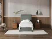 My Style Tapered Headboard & Standard Base - Single / Seaglass / Standard Base