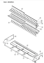 FUJITSU K9359726005 aka 9359726005 LOUVER LINK ABU HVII