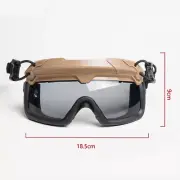 FMA Tactical Helmet Safety Goggles Protective Glasses Anti Fog Dust Hunting Army