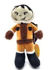 Tuffy Mighty Eskimo Floating Squeaky Plush Tug & Shake Dog Toy 12"