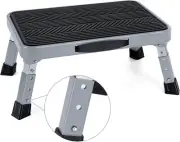 Height-Adjustable 7"- 9" Folding Step Stool with 3 Level 1