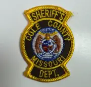 2.5" Cole County Sheriff Missouri MO Patch W2C
