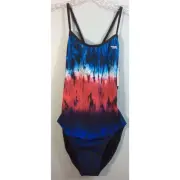TYR Women's Large (34) Diffusion Trinity Fit One Piece Swimsuit w/ Strappy Back