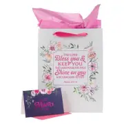 Large Portrait Scripture Gift Bag, Greeting Card & Wrapping Tissue Paper Set