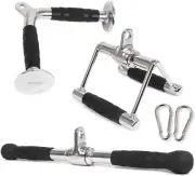 Triceps Pull Down Attachment for Cable Machine LAT Pull Down Home Gym Accessory