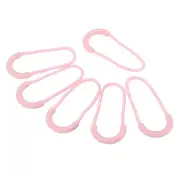 Zipper Pulls Extension Handle Cord, 10 Pack Plastic U-Shape Extender, Pink