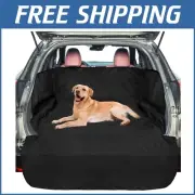 Scratchproof Non-Slip Dog Cargo Cover - Large, Quilted, Easy to Clean, Black