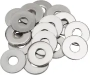 M6 Stainless Flat Washer, Large O.D. Bag/20