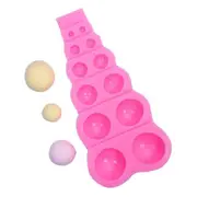 Pink Pearl Ball Beads Silicone Mold Cake Chocolate Fudge Candy Fondant Baking Mould