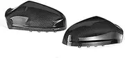 Rynplex Carbon Fiber Look Car Side Door Wing Rear View Mirror Cover, for Opel, for Vauxhall, for Astra H 2004-2013 Rearview Mirror Cover Car Wing Mirror Cover