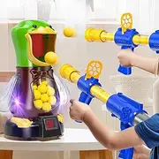 Kids Duck Shooting Toys for 3 4 5 6 7 8 Year Old - Movable Standing Shooting Game with 36 Foam Balls, 2 Packs Air-Pump Toys, Interactive Competition Game Gifts for Boys and Girls Ages 3-5