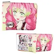 Demon Slayer Bi-Fold Wallet - MITSURI KANROJI New (Love Hashira Anime Billfold)