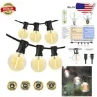 194FT Dimmable Outdoor String Lights - Shatterproof LED Globe for Patio & Garden