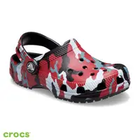 在飛比找momo購物網優惠-【Crocs】童鞋 迷彩經典大童小克駱格(207594-06