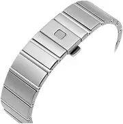 YCBFGAZATK Stainless Steel Band Fit For Omega Constellation Strap Double E Series Watch Strap Men's Women's Watch Chain 17mm 23mm 25mm