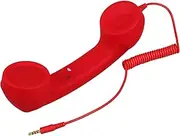 DOITOOL Vintage Handset Retro Telephone Receiver for Smartphones Stylish Wired Design Sleek Appearance Compatible with Phone Models Conversations