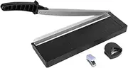 Paper Trimmer, Heavy Duty Photo Cutter, 13.39x4.13x1.77 inches, Portable Studio Gadgets, Multifunctional Cutting Tool for Document Filing, Scrapbooking Precise Cuts, Easy-to-Use
