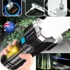 Super Bright 1200000LM Torch Led Flashlight USB Rechargeable Side Lamp 1/2/4Pcs