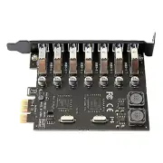 7 Ports PCI-E to USB 3.0 HUB PCI Express Expansion Adapter 5Gbps 5Gbps Card