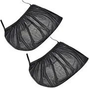 SEWOART 4pcs Car Window Curtain Heat Insulation Sunscreen Cover for Front Rear Windows Durable Nylon Mesh Design Easy to Install for Outdoor Use Privacy Protection