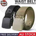 Unisex Men Women Pants Tactical Nylon Canvas Web Belt Outdoor Sport Military