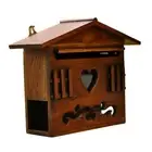 Hanging Locking Security Mailbox Holds Documents Bills