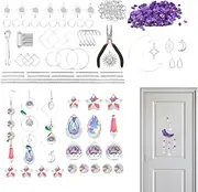 Suncatcher in - Handmade Suncatcher Suncatcher Kit in | 300 Pieces Sparkling Suncatcher Craft Kit Crescent Moon Shape Ornament Decor