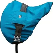 Harrison Howard Premium Waterproof/Breathable Fleece-Lined Saddle Cover Azure Blue