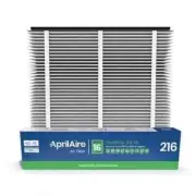 AprilAire 216 20"x 25" x 4" MERV 16 Pleated Filter For Air Cleaner Models ...