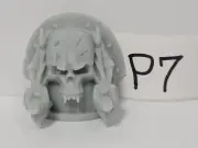 3d ResinMagic's P-7 Chaos Pauldron Fits 7" Space Marine