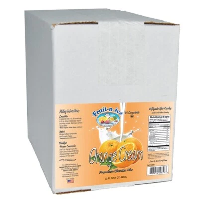 Fruit-N-Ice -Orange Cream Blender Mix 6 Pack Case FREE SHIPPING