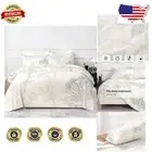 Breathable Full Size Floral Bed Sheets - 1800 Thread Count Microfiber Set