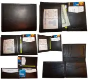 Lot of 6 New Style Trifold Leather Man’s Bifold wallet men's Billfold wallet new