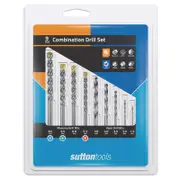 Sutton Tools 9 Pce Combination Drill Bit Set