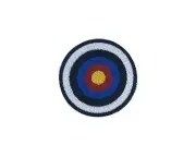 Embroidery patch sew badge iron on glue transfer target