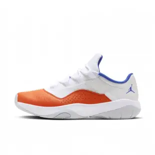 【NIKE 耐吉】慢跑鞋 男鞋 運動鞋 緩震 AJ 喬丹 AIR JORDAN 11 CMFT LOW JORDAN 白橘 CW0784-108