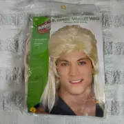 Rubie's Men’s Blonde Mullet Wig One Size