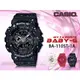 CASIO時計屋 卡西歐手錶專賣店 BABY-G BA-110ST-1A 星空雙顯女錶 樹脂錶帶 黑 防水100米 世界時間 BA-110ST 全新品