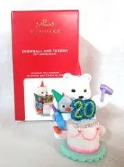 Hallmark 2020 Limited Edition Ornament ~ Snowball and Tuxedo ~ 20th Anniversary