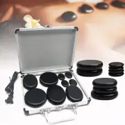 TPbaeke Hot Stones for Massage with Warmer, 9Pcs Mini Massage Stones with Hea...