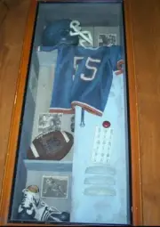 FOOTBALL 3-D Picture Shadow Box ABOUT FACE 1999 JERSEY #55