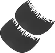 ERINGOGO 2Pcs Hairline Optimizing Comb Forehead Comb Tool for Thinning Hair Hair Fiber Tool for and Thickness Portable Plastic Combs for Men and Women Hairline