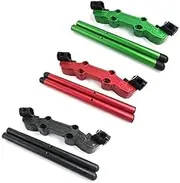Lorababer Motorcycle Adjustable Handlebar Clip-on Fork Handlebar Separation Racer Handlebar for Kawasaki Ninja 650R 650L ER6F ER-6F 2006 2007 2008 2009 2010 2011 2012 2013 2014 2015 2016 (Red)