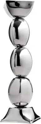 La Mode A ALM-905, Stainless Steel T-Light Candle Holder, 10 in