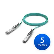 Ubiquiti 25 Gbps Long-Range DAC, Long-range SFP28, 5m Length, Support 25/10/1 Gbps, PVC Cable Jacket, Aqua Color, 2Yr Warr UACC-AOC-SFP28-5M