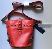 REBECCA MINKOFF ROSE MINI TOTE HU17ERST96 - FIRE ENGINE RED - LEATHER - NWT