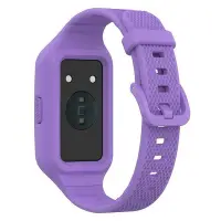 在飛比找Yahoo!奇摩拍賣優惠-熱銷 手錶配件適用華為手環7一件式紋理錶帶band6錶帶ho
