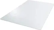 Wooden Floor Chair Mat, Clear Floor Protector, High Impact Strength Computer Desk Chair Mat 75x120CM Heavy Duty PVC Anti Scratch Floor Protector Hard