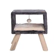 Charlie's Lite Bed Side Table Cat Scratching Post Charcoal