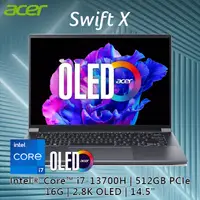 在飛比找PChome24h購物優惠-ACER Swift X SFX14-71G-74EQ 灰(